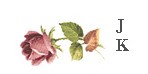 陶瓷印花圖案- 粉紅玫瑰 1 (50x25mm) 