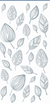 陶瓷印花圖案 DECORPRINT - 樹葉(銀) 10x20cm 