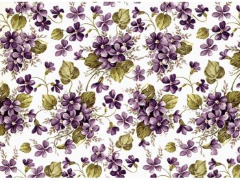 陶瓷印花紙-紫羅蘭 (彩色)