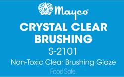 Mayco 低溫透明釉 - S-2101 Crystal Clear Brushing (1 gal)