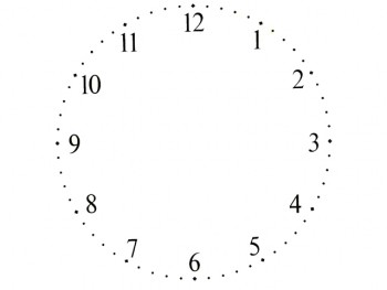 陶瓷印花圖案-時鐘(2)